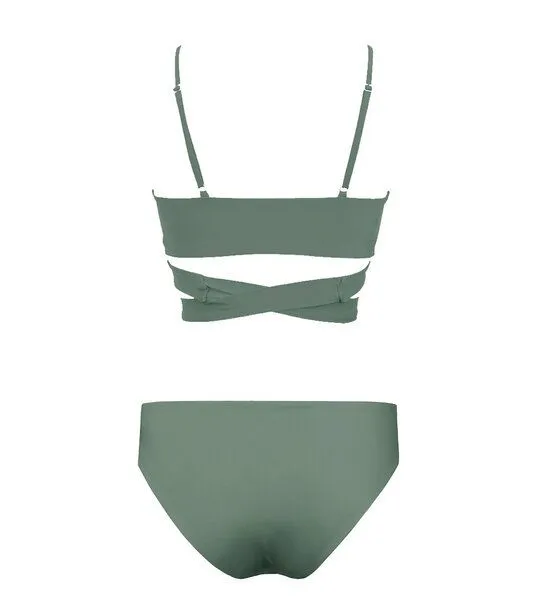 Anekdot Anekdot Bikini Set Lin Top + Core Slip, Sage (green), – Produktbild 3 von 4