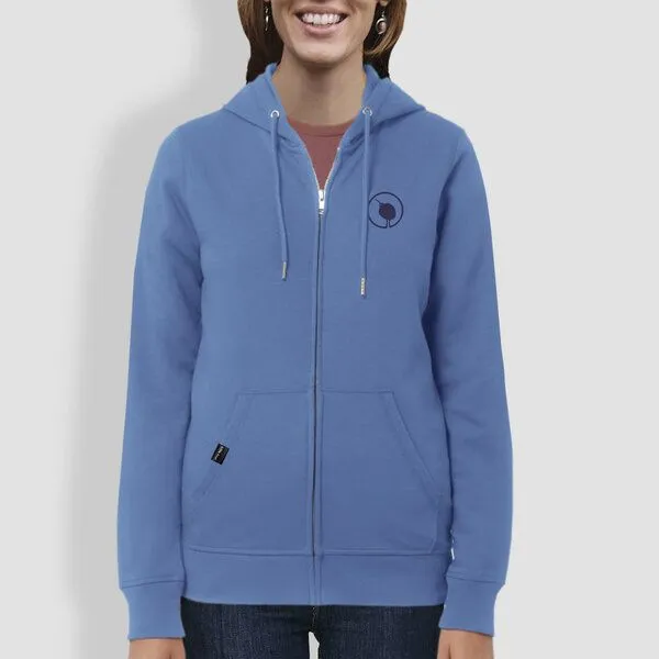 little kiwi Damen Hoodie little kiwi, Blue, – Produktbild 1 von 5