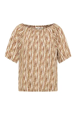 Tranquillo Bluse Ruuth aus EcoVero™ Viskose - sand batik / 38 – Produktbild 1 von 1