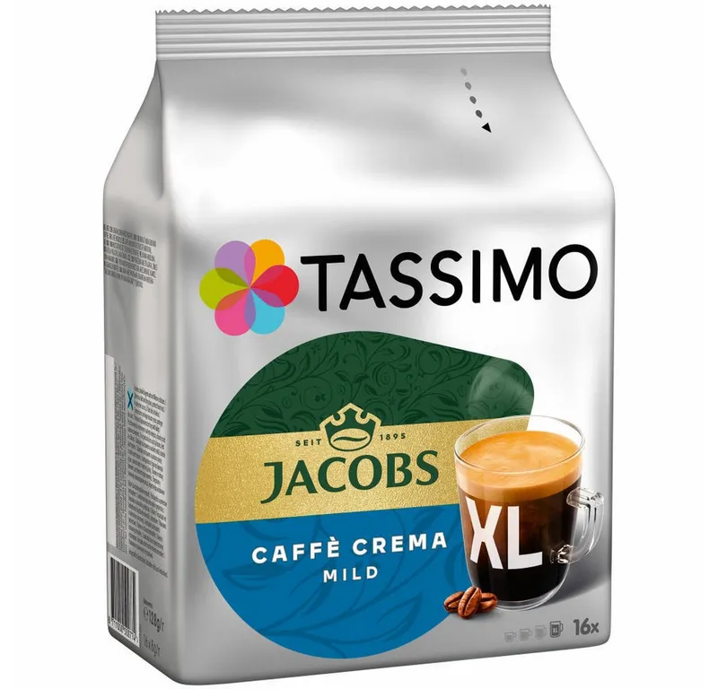 Tassimo Tassimo Kaffee Jacobs Caffè Crema Mild XL 16 T-Discs – Produktbild 2 von 5