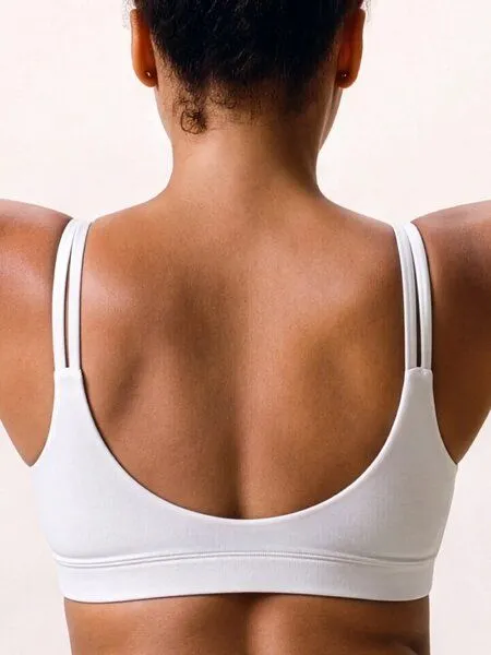 nice to meet me nice to meet me Breathe Bra, White, – Produktbild 1 von 5