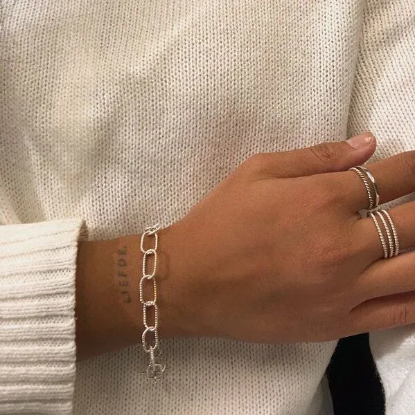 pakilia pakilia Silber Armband Kordel gedreht – Produktbild 4 von 4