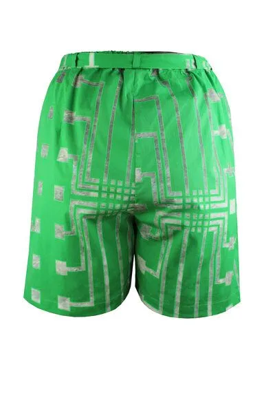 Sophia Schneider-Esleben Sophia Schneider-Esleben PJ Shorts - aus Bio Baumwolle, Grün, – Produktbild 3 von 4