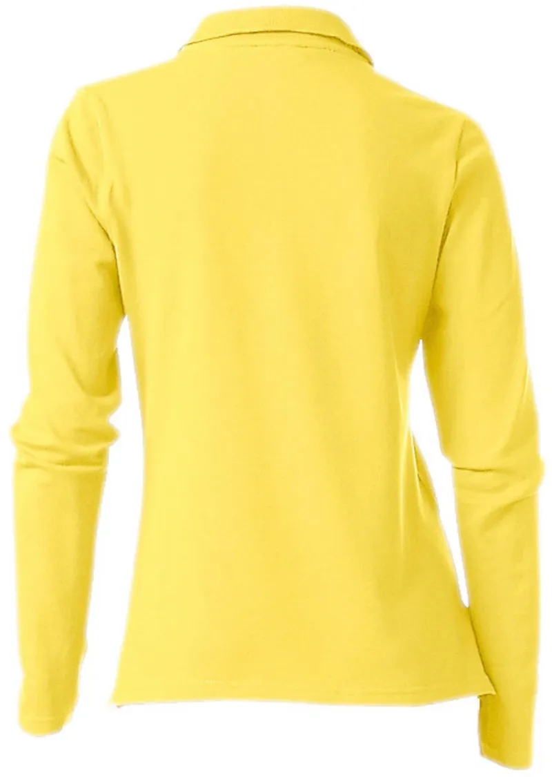 heine Langarm-Poloshirt gelb, Gelb, – Produktbild 2 von 2