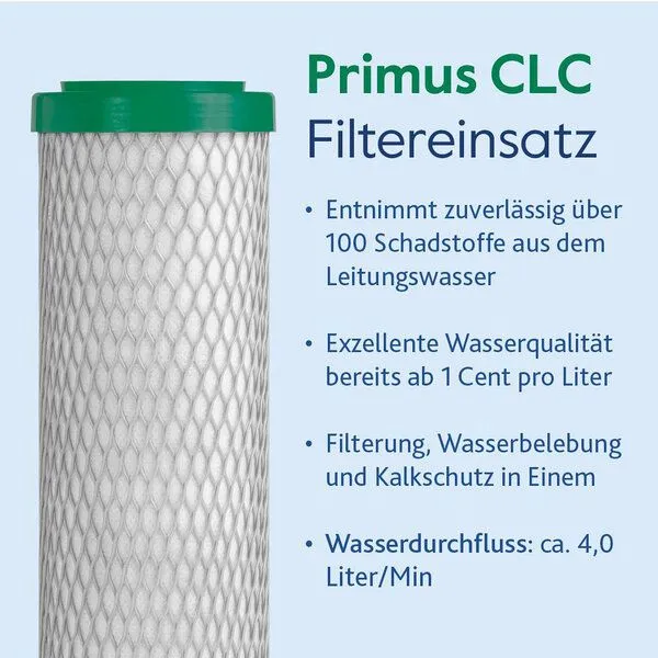 Alvito Alvito ABF Primus CLC Aktivkohle-Blockfilter mit EM-Keramik & Kalkschutzgranulat – Produktbild 2 von 3