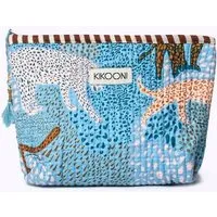 KIKOONI KIKOONI Geldbörsen | kleine Taschen | Passtasche "Mini Traveler", Lucky leo blue, – Produktbild 1 von 1