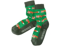 Fräulein Prusselise Kinder Socken Fuchs grün Gr.31/34 – Produktbild 1 von 1