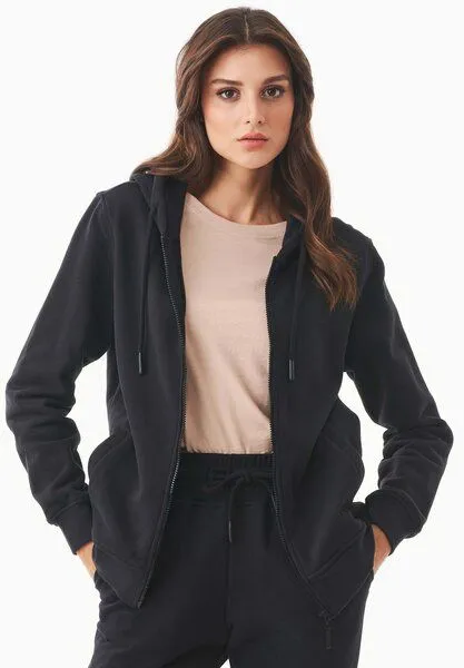 ORGANICATION ORGANICATION Soft Touch Zip-Hoodie aus Bio-Baumwolle, Schwarz(black), – Produktbild 1 von 4