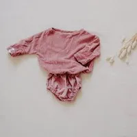 FINO & Stitch FINO & Stitch DIY Nähset Jogger Pulli Cord Bio-Baumwolle - zugeschnitten, Rosa, – Produktbild 1 von 1