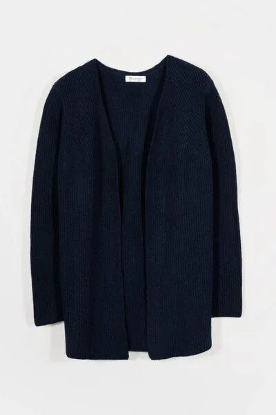 Rifò Rifò Langer Woll-Cardigan Modell: Gioia, Blue mora, – Produktbild 2 von 4