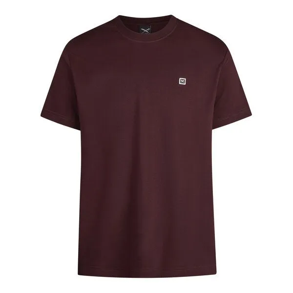Iriedaily Iriedaily Mini Patch T-Shirt, Aubergine (rot), – Produktbild 1 von 3