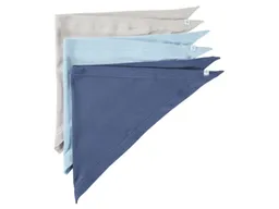 HANS NATUR Baby und Kinder Dreieckstuch Bio-Baumwolle 3er Set dunkelblau Maße 60 x 30 cm – Produktbild 1 von 1