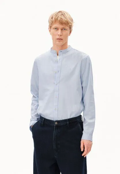 ARMEDANGELS ARMEDANGELS TOMAASAS Herren Hemd aus Bio-Baumwolle, Soft blue, – Produktbild 1 von 4