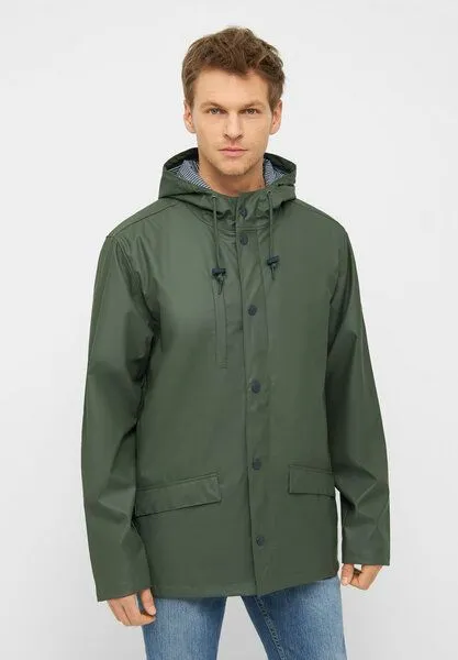 derbe derbe Regenjacke „Passby“, Olive navy, – Produktbild 1 von 4