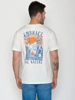 GreenBomb GREENBOMB Embrace Nature Fusion - Lässiges Oversize-T-Shirt aus Bio-Baumwolle / hochwertiger Print / GOTS / Fair & Vegan – Produktbild 1 von 1