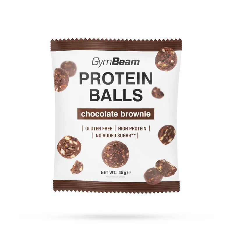 GymBeam Food GymBeam Proteinbällchen 45 g Schokoladen Brownie – Produktbild 1 von 1