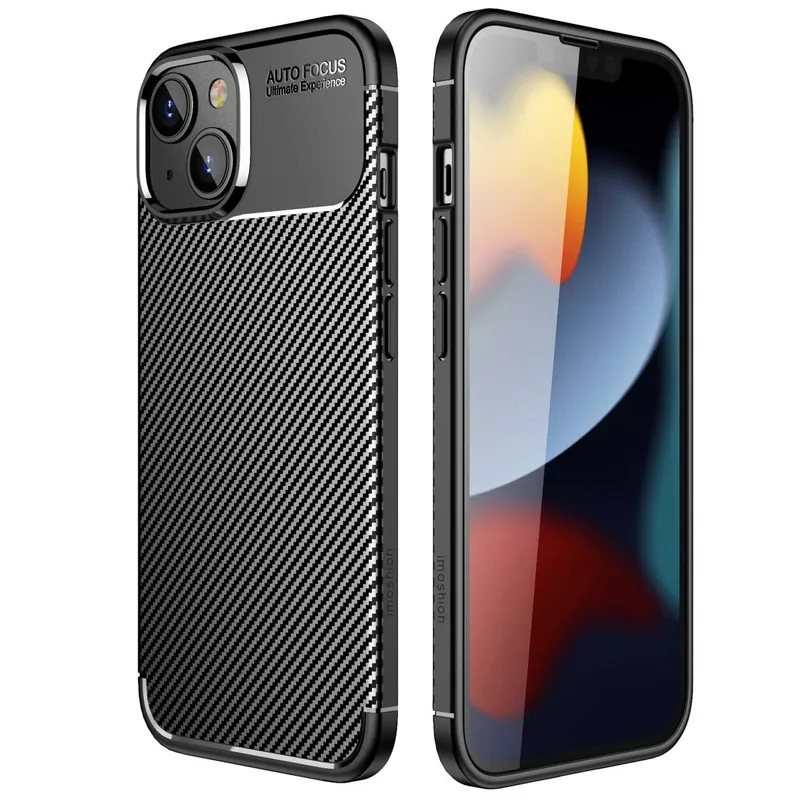 imoshion imoshion Carbon-Hülle für das Apple iPhone 14 Plus, Schwarz, – Produktbild 1 von 1