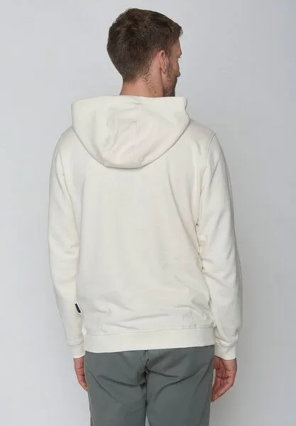 GreenBomb GREENBOMB Bike Ride On Summer Mirror - Lässiger Half-Zip aus Bio-Baumwolle / hochwertiger Print / GOTS / Fair & Vegan, Weiß (creme white), – Produktbild 2 von 4