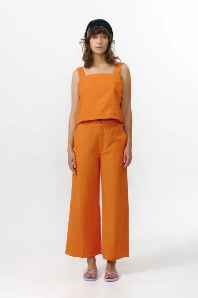 SUITE13LAB Suite13lab Cropped-Top ODIEL, Orange, – Produktbild 1 von 3