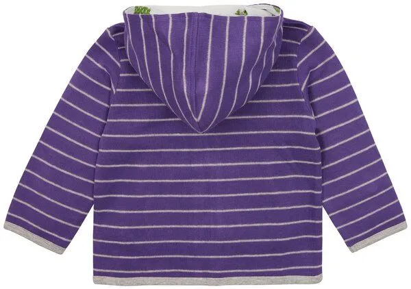 loud + proud loud + proud Babys & Kinder Jacke Ringel, GOTS-zertifiziert, Violet(lila), – Produktbild 2 von 2