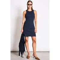JAN N JUNE JAN 'N JUNE Damen vegan Kleid Porto Night Herbst Blau – Produktbild 1 von 1