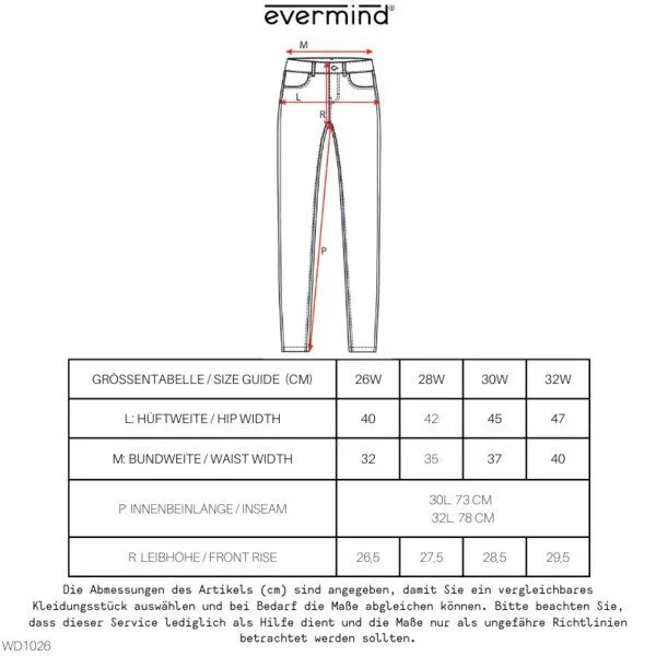 Evermind Evermind W's Warm Skinny Fit-WD1026, Navy blue, – Produktbild 1 von 5