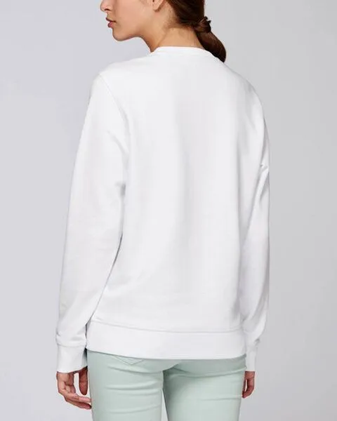 Human Family Human Family Bio Damen oversize Rundhals-Sweatshirt "Fawn", Weiss, – Produktbild 2 von 3