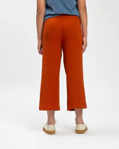 MATONA Matona Lockere Musselinhose für Kinder / Lounge Pants, Brick, – Produktbild 2 von 4