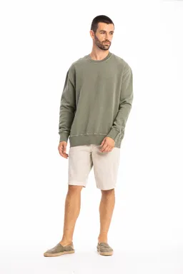 RAVENS VIEW IBIZA RAVENS VIEW IBIZA Herren vegan Sweatshirt Mistral Dust Olive – Produktbild 1 von 1