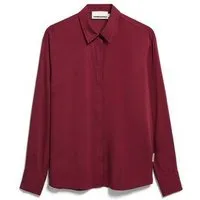 ARMEDANGELS ARMEDANGELS LARISAANA Damen Bluse aus LENZING ECOVERO Viskose, Velvet red, – Produktbild 1 von 2