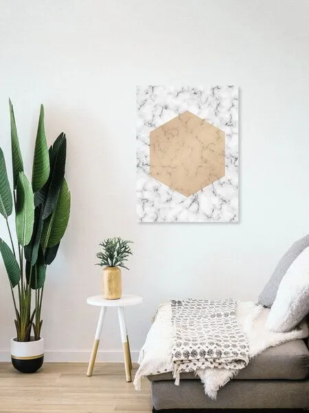 Photocircle Photocircle Poster / Leinwandbild - Marble Shape I – Produktbild 4 von 4