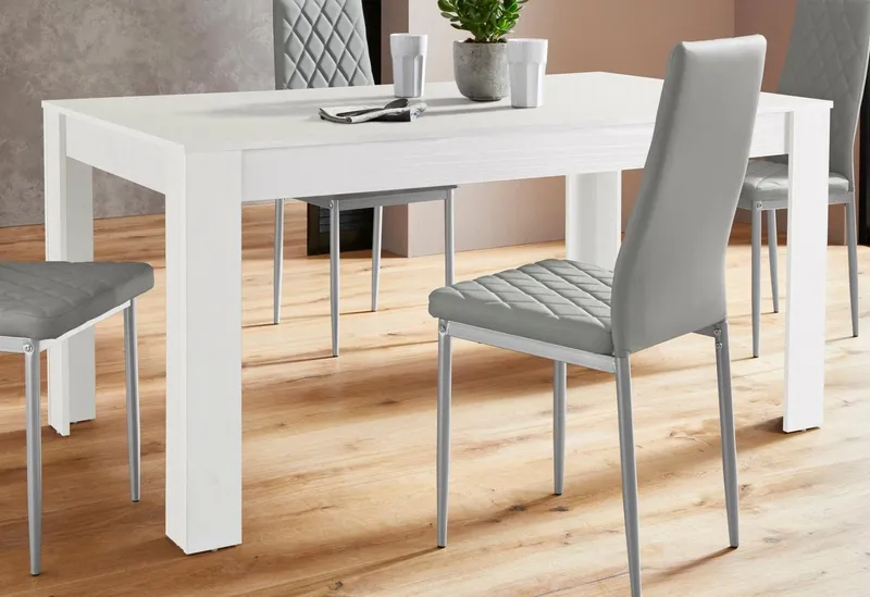 OTTO home Esstisch Meigh (OTTO-Choices), aus Holzwerkstoff, Breite 160 cm, Weiß, – Produktbild 1 von 5