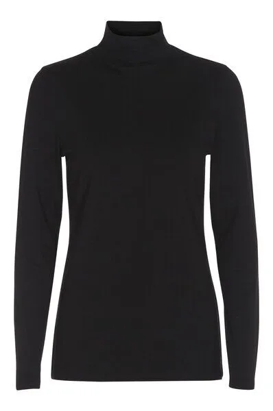 Greenspired Greenspired Damen Bio Rollkragen Longsleeve 170g/m² XS-XXL, Schwarz, – Produktbild 1 von 2