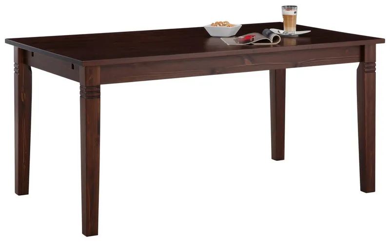 OTTO home Esstisch Danuta, Tisch, Speisetisch, wahlweise mit Schublade, aus massiver Kiefer, FSC®-zertifiziert, Braun, – Produktbild 3 von 8