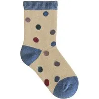 Leela Cotton Leela Cotton Kinder Socken Gepunktet aus 98% Bio-Baumwolle 3324, Jens-melange-natur 3324, – Produktbild 1 von 1