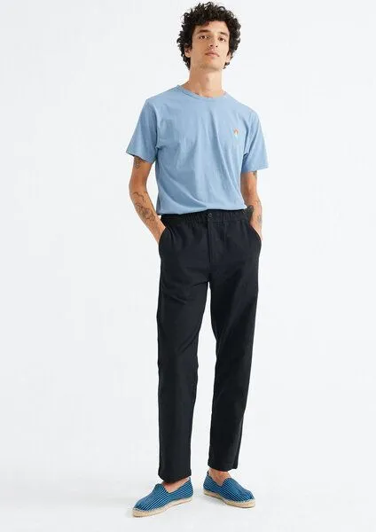 thinking mu thinking mu Chino Hose - Light Travel Pants - aus Bio-Baumwolle, Schwarz (black), – Produktbild 2 von 4