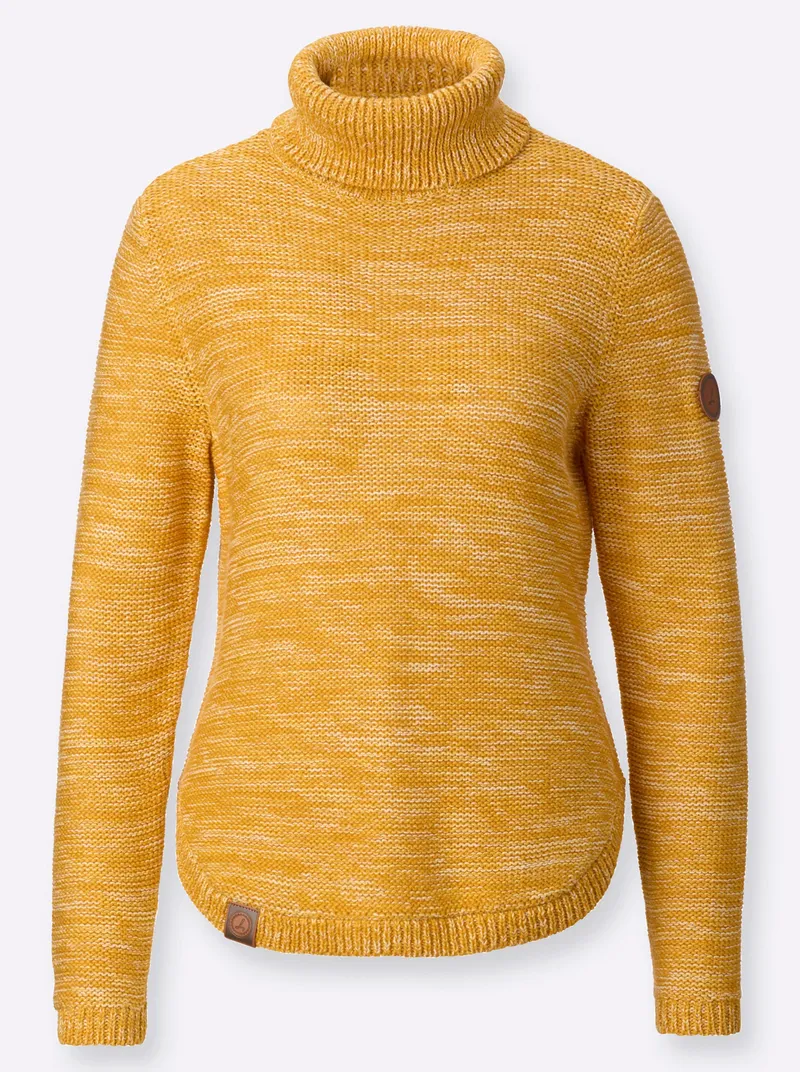 Witt Pullover ocker-meliert, Ocker-meliert, – Produktbild 1 von 2