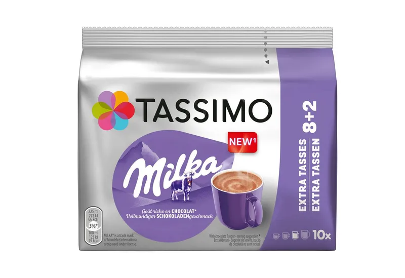 Tassimo Tassimo Kaffee Kapseln Milka T Discs heiße Schokolade 5 x 10 Kakaokapseln, (Packung, 5er Pack) – Produktbild 2 von 5