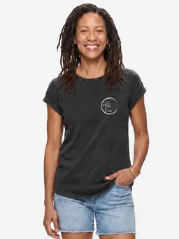 Life-Tree Life-Tree Organic Fairwear Shirt Women Logo Stone Washed Circle – Produktbild 1 von 1