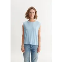 Basic Apparel Basic Apparel Top Jolanda aus Tencel (Lyocell), Blau (dutch canal), – Produktbild 1 von 1