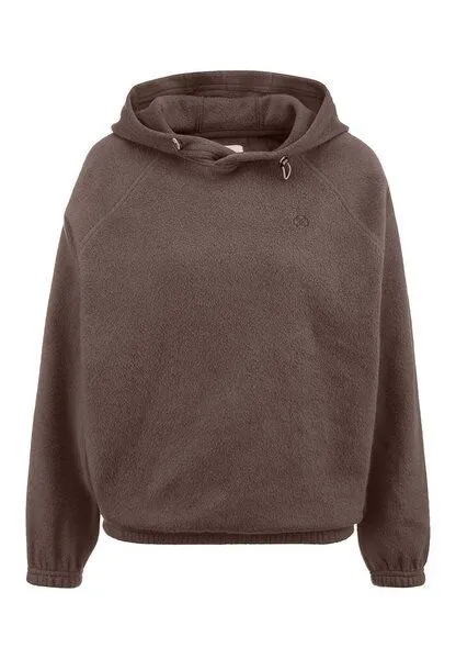 hessnatur hessnatur Softfleece Hoodie Oversize ACTIVE COMFORT aus reiner Bio-Baumwolle, Dunkles mauve, – Produktbild 3 von 4