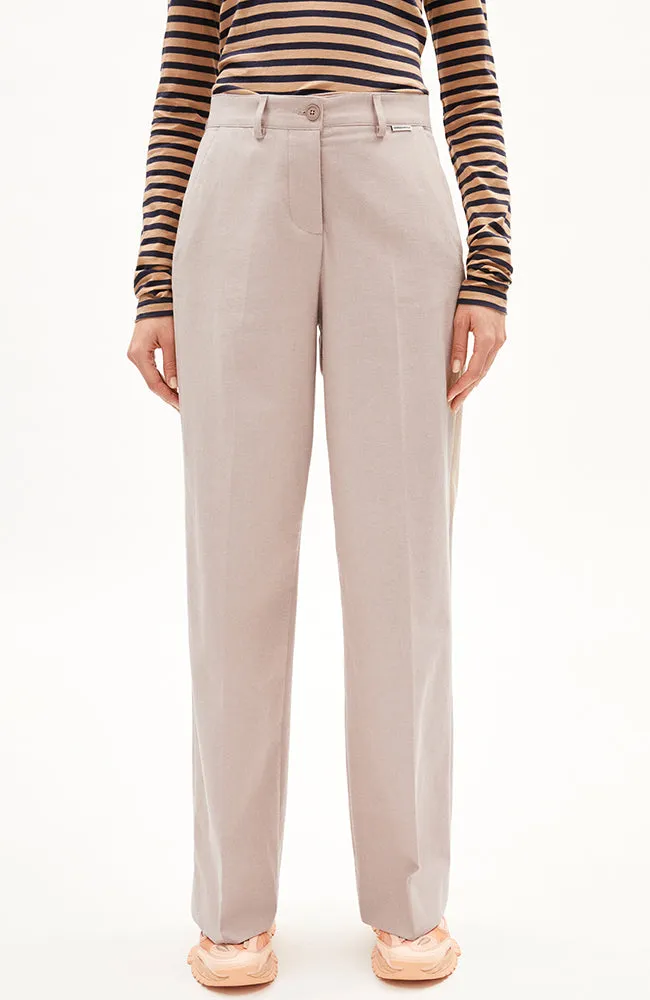 ARMEDANGELS ARMEDANGELS Damen vegan Hose Leandraa Zimtbeige, Braun, – Produktbild 1 von 1