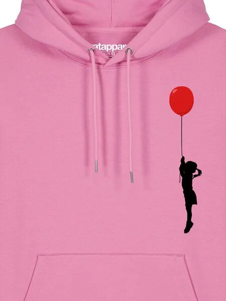 watapparel watapparel Hoodie Unisex Mädchen mit Luftballon, Bubble pink, – Produktbild 3 von 3