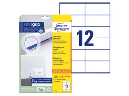 Avery Zweckform 300 Avery Zweckform Universaletiketten 105 x 48 mm, A4, permanent – Produktbild 1 von 1