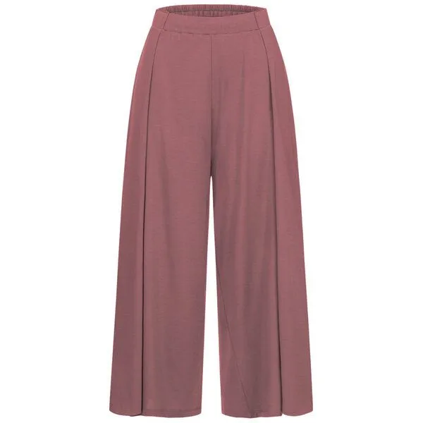 NATIVE SOULS NATIVE SOULS Lyocell Damen Long Pants, Dark berry, – Produktbild 1 von 1