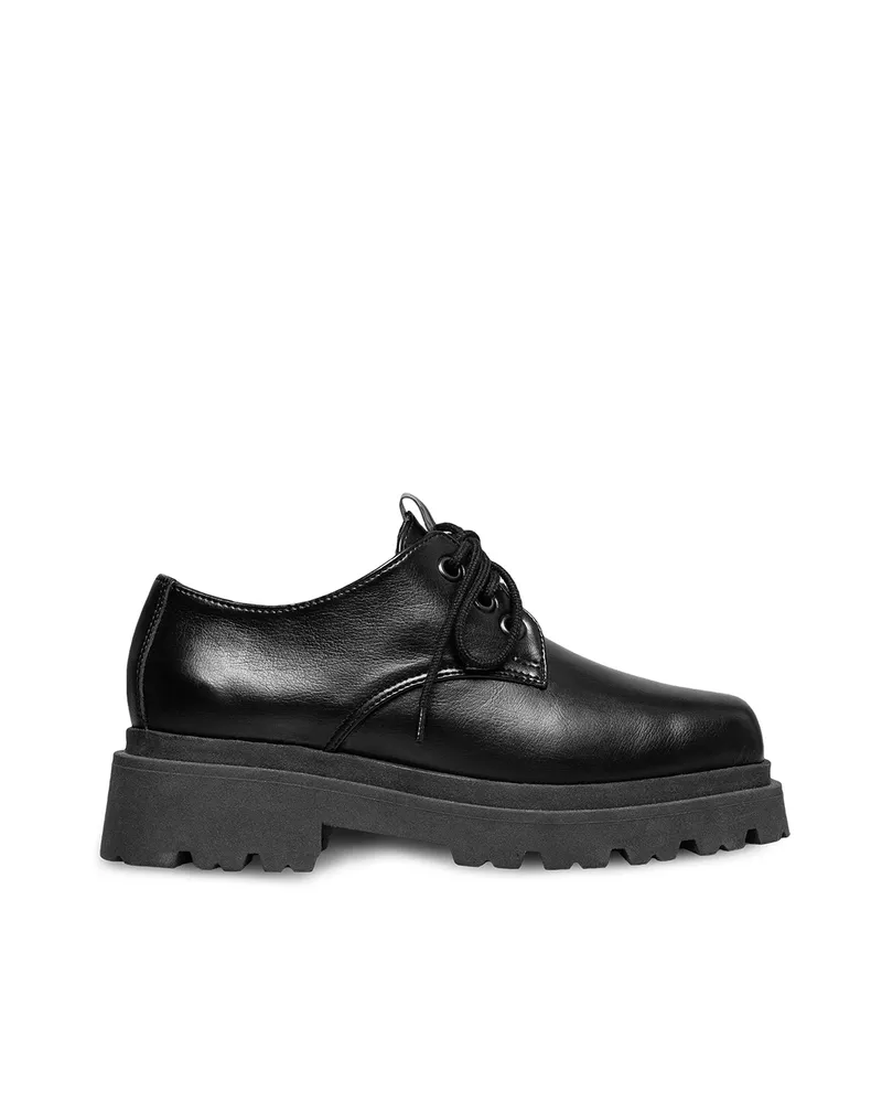 BOHEMA BOHEMA Damen vegan Derby Sienna Squared Schwarz, Schwarz, – Produktbild 2 von 2