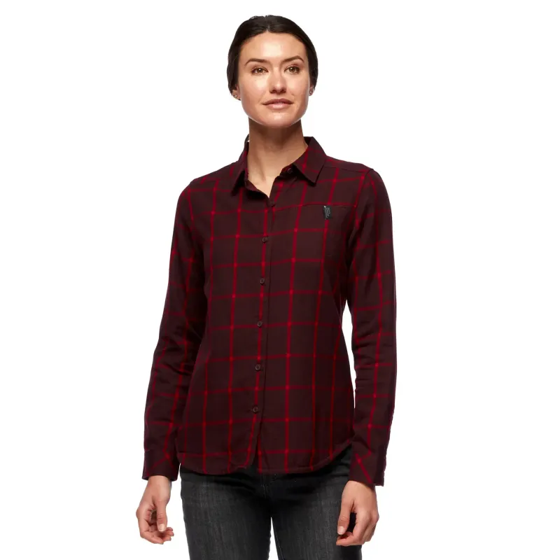 Black Diamond Flanellhemd für Damen Black Diamond Serenity, Rot, – Produktbild 1 von 1