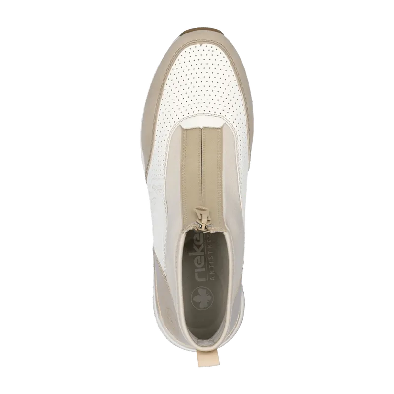 Rieker Rieker FSK Damen Halbschuhe für Damen, beige, Größe 43 EU, Beige, – Produktbild 4 von 7