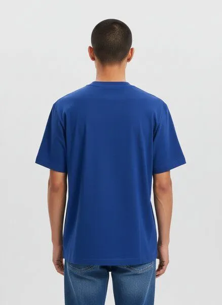 UNIPOLAR UNIPOLAR Oversized T-Shirt Modell: Free, Worker blue, – Produktbild 3 von 6