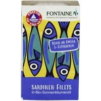 Fontaine Sardinen ohne Haut in Sonnenblumenöl – Produktbild 1 von 1